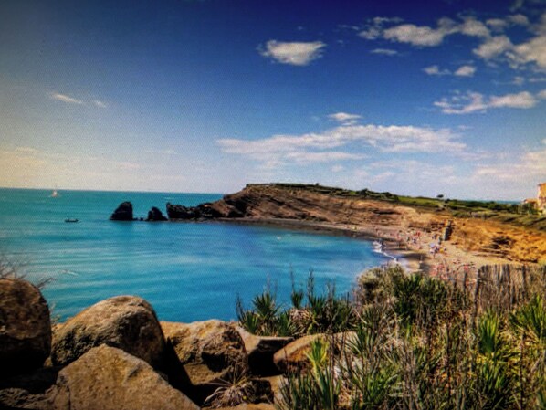 Beach - Cap d'agde - Appart 4 pers. Quiet ground floor with swimming pool - close to beach and shops (Agde)