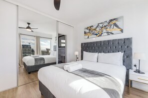 1 chambre, coffres-forts dans les chambres, fer et planche à repasser