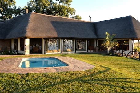 Outdoor pool. Omukuyu Wildlife Lodge