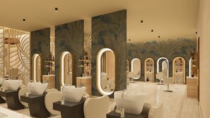 Couples treatment room(s), sauna, hot tub, steam room, body treatments