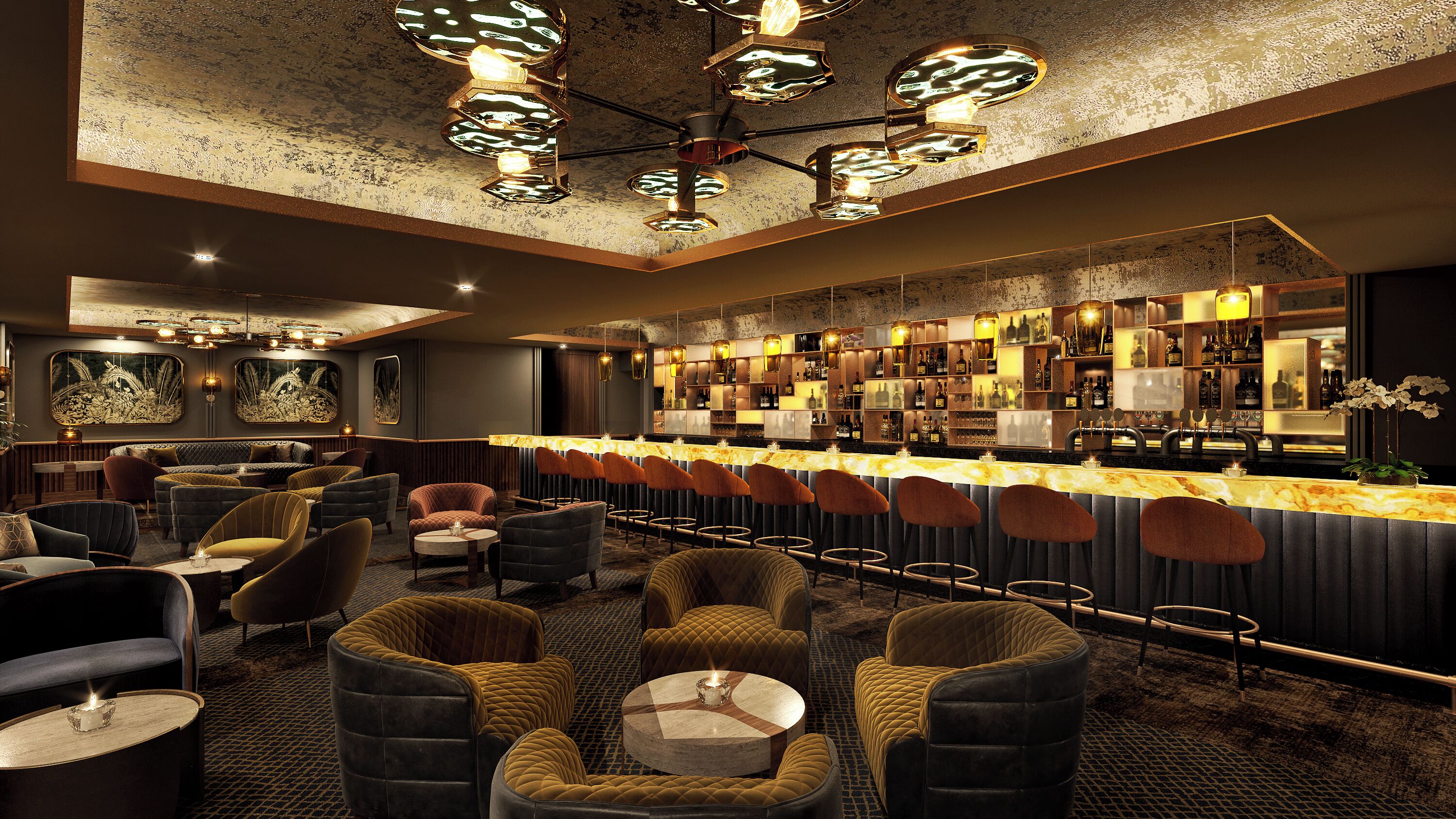 8 bars/lounges, 6 poolbars, 2 strandbars