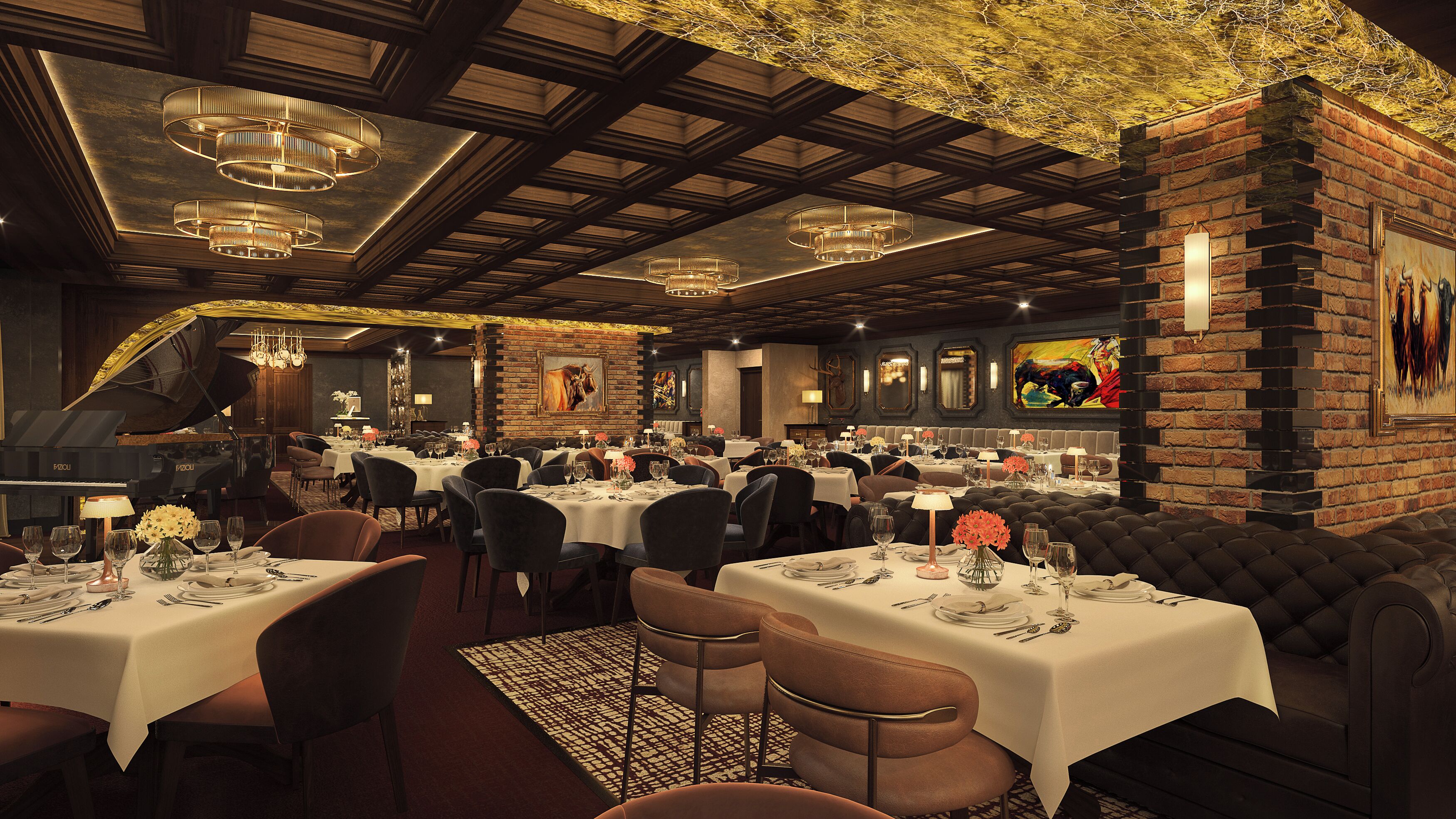 19 restaurants, breakfast, lunch, dinner served; American cuisine