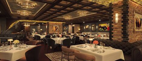 19 restaurants, breakfast, lunch, dinner served; American cuisine