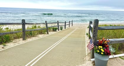 Luxury Beach House with Private Beach in fabulous Mantoloking, NJ.