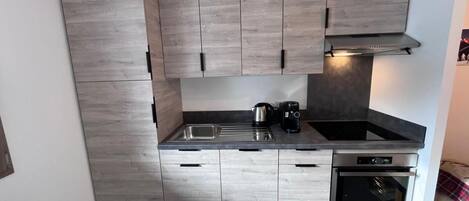 Réfrigérateur, micro-ondes, four, lave-vaisselle