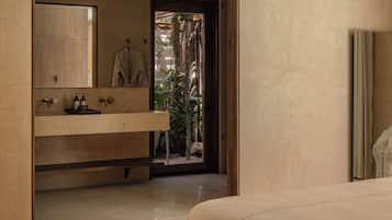 Down duvets, minibar, in-room safe, desk