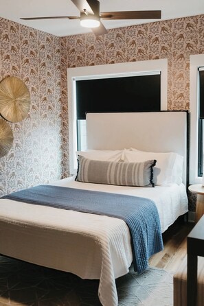 4 slaapkamers, een strijkplank/strijkijzer, wifi, beddengoed