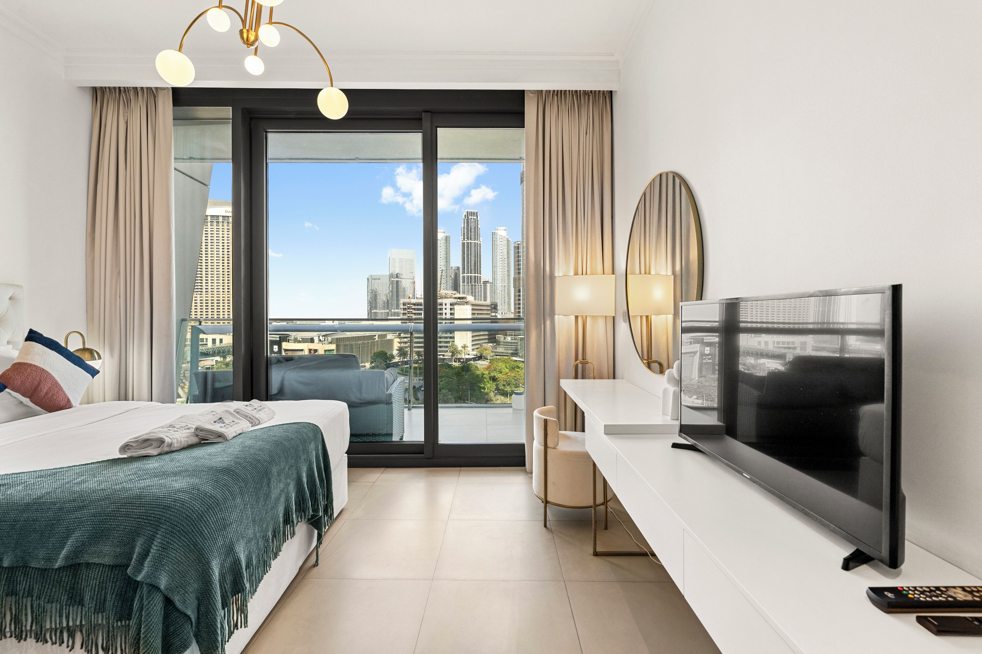 Luxury Apartment, City View | View from room