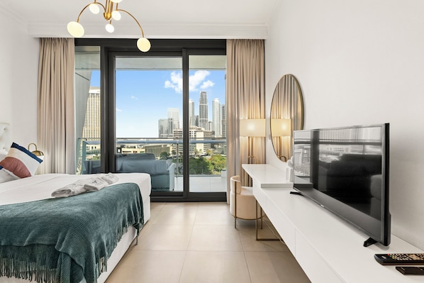 Luxury Apartment, City View | View from room