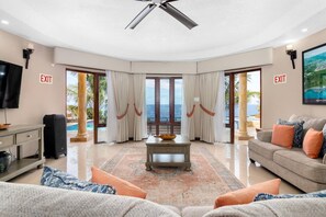 Villa, Smoking | 6 bedrooms - Breathtaking Oceanfront Luxe Villa in Tower Isle Jacuzzi Pool Fully Staffed (Tower Isle)