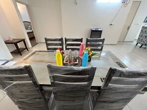 Apartment, 3 Bedrooms, Accessible, Smoking | Dining room - Elegant 3bhk at Sushma Valencia Zirakpur , Chandigarh, Panchkula, Mohali (Dera Bassi)