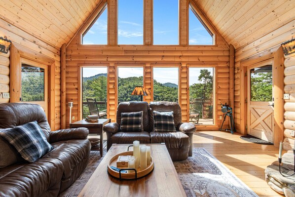 Smart TV, fireplace, video games, DVD player