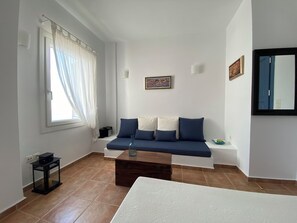 1 soveværelse, sengetøj