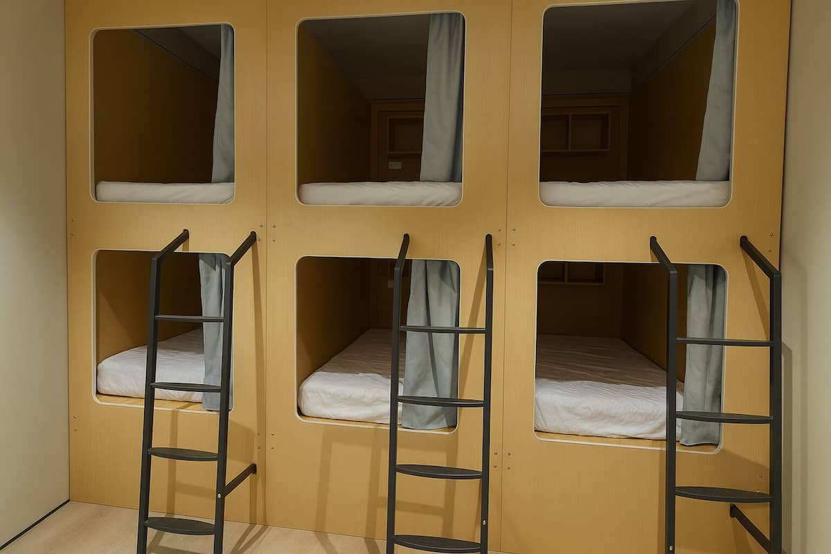 Shared Dormitory, Mixed Dorm | Premium bedding, free WiFi, bed sheets