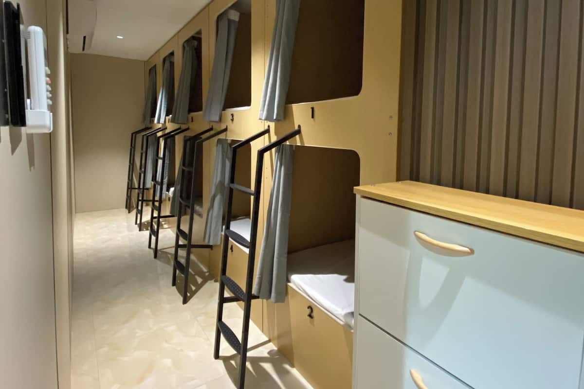 共用宿舍, 男女混合宿舍 | 高級寢具、免費 Wi-Fi、床單