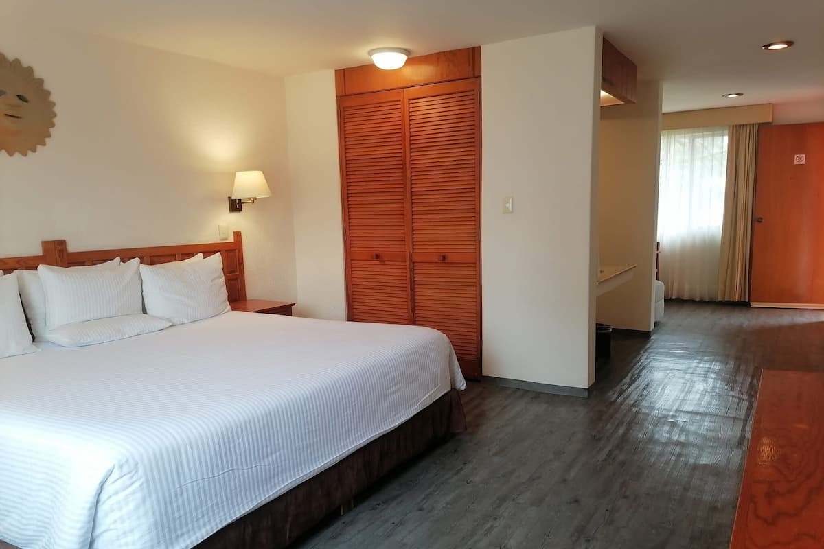 Junior-Suite, 1 King-Bett | Verdunkelungsvorhänge, Bügeleisen/Bügelbrett, Bettwäsche