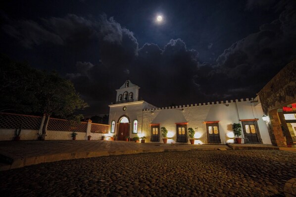 Front of property - evening/night