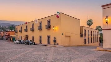 Majoituspaikan julkisivu