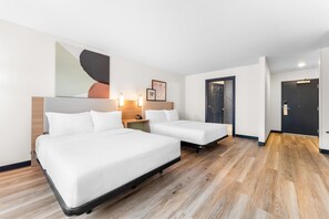 Room, 2 Queen Beds, Accessible, Bathtub (Mobility) | Iron/ironing board, free WiFi, bed sheets