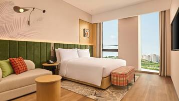 Down comforters, free minibar, desk, laptop workspace