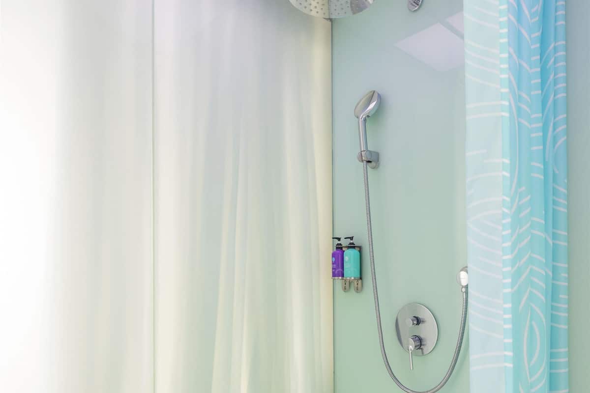 Regadera en el baño