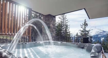 Luxe alpin | Bain à remous + vue imprenable