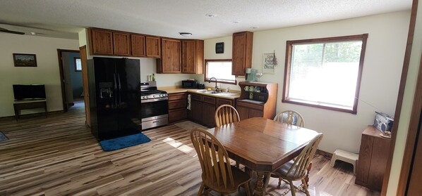 Microwave, oven, stovetop