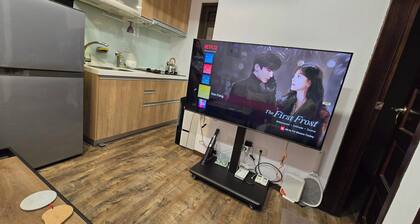 Cozy 1-bedroom apartment with AC, WiFi in excellent Taipei