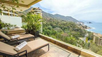 Suite Elite, 2 habitaciones, para no fumadores, vista al océano | Terraza o patio