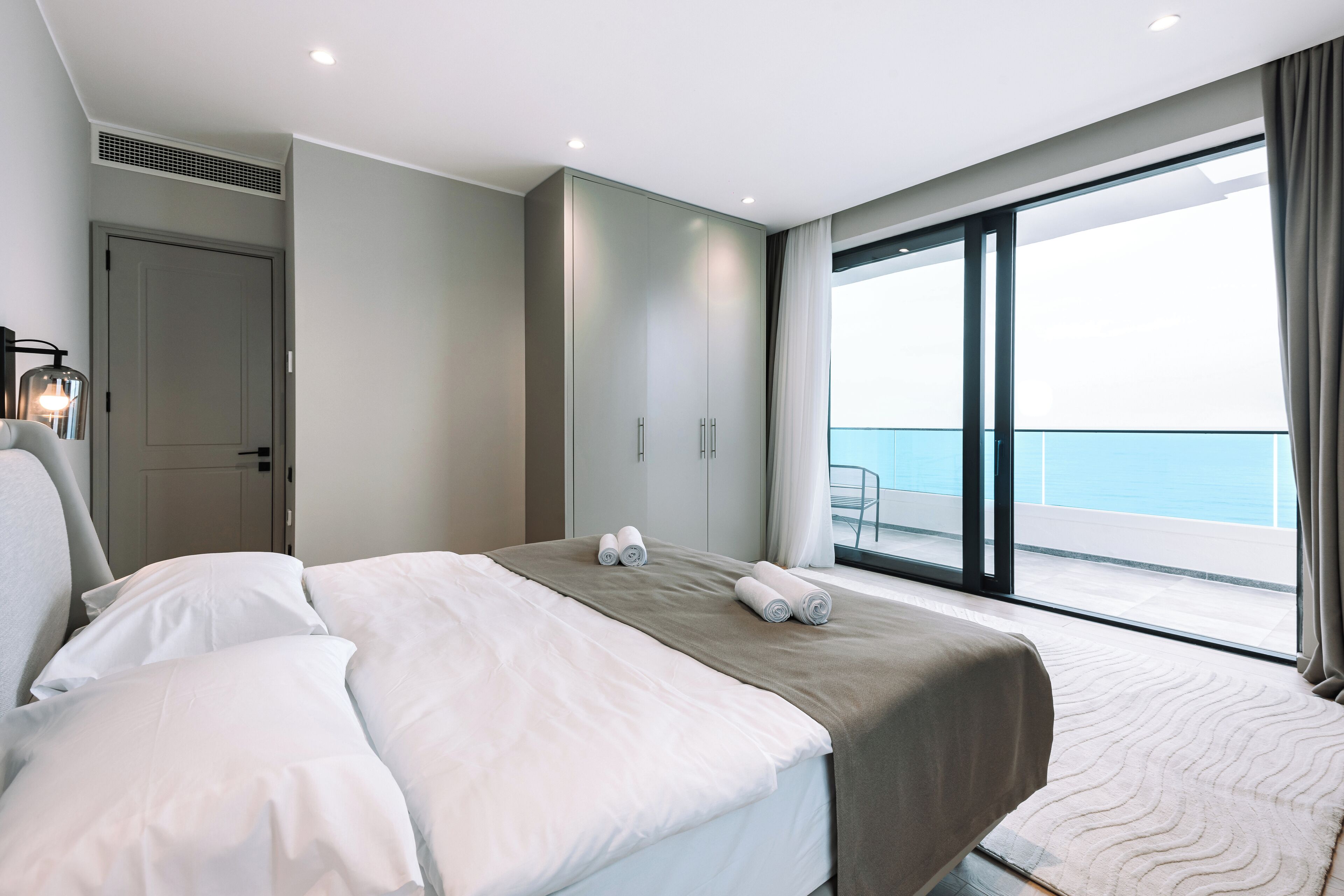 Three-Bedroom Apartment | Egyptian cotton sheets, premium bedding, laptop workspace