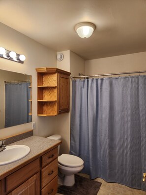 SĂšche-cheveux, serviettes fournies, savon, papier toilette