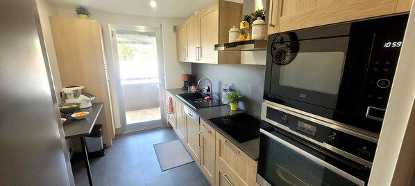 Microwave, oven, dishwasher