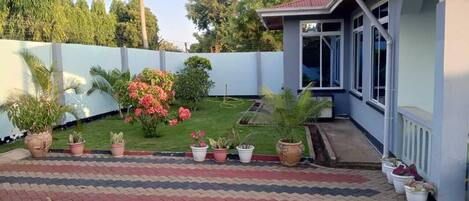 Overnatningsstedets facade