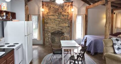 Charming cabin get away w/ walk-in shower, kitchenette, AC/heat, WiFi