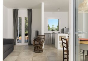 Standard Villa, 2 Bedrooms (Apartment) | Living area | 30-inch TV with satellite channels