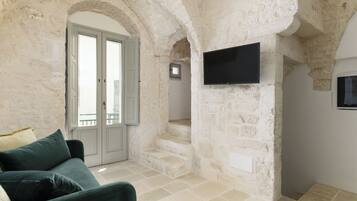 Standard House, 1 Bedroom (Apartment) | Living area | 30-inch TV with satellite channels