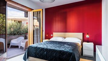 Apartamento standard, 2 quartos (Apartment) | Ferros/tábuas de passar roupa, Wi-Fi de cortesia, roupa de cama