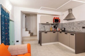 스탠다드 아파트, 침실 1개 (Apartment) | 전용 주방 | 냉장고, 전자레인지, 쿡탑, 토스터