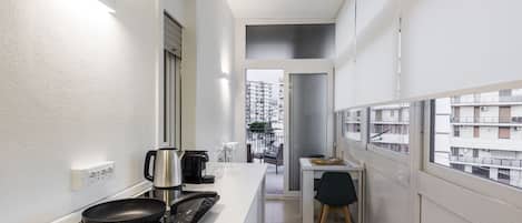 Standard-Studio, 1 Schlafzimmer (Apartment) | Eigene Küche | Kühlschrank, Mikrowelle, Herdplatte, Kochgeschirr/Geschirr/Besteck