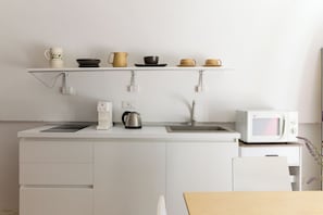 Studio Tiêu chuẩn, 1 phòng ngủ (Apartment) | Bếp riêng | Tủ lạnh, lò vi sóng, bếp nấu, dụng cụ pha espresso 
