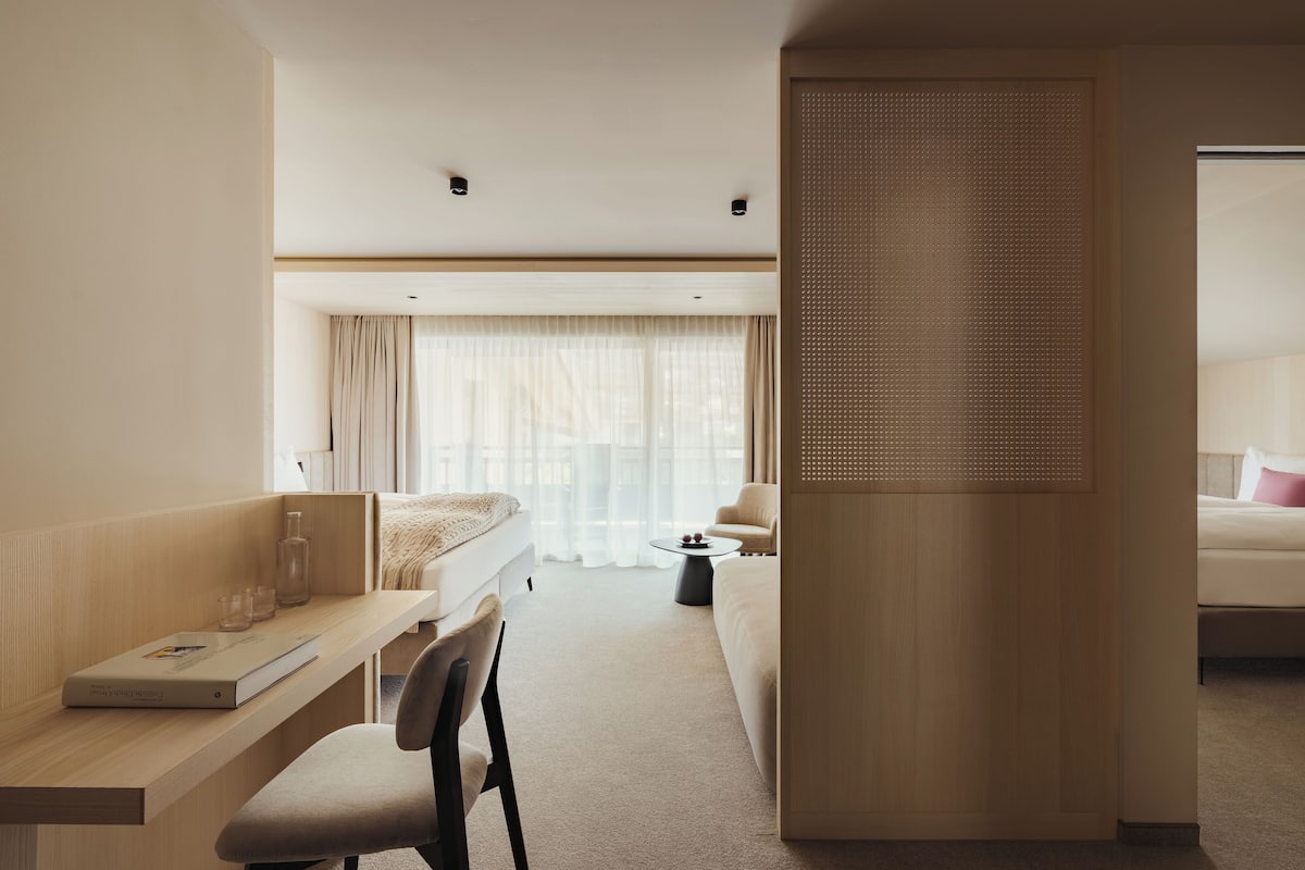 Family Suite | Egyptian cotton sheets, premium bedding, down comforters, in-room safe