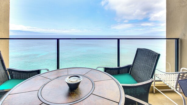 Unclassified image, 1 of 29, button - Island Views: Oceanfront Kaanapali Beach Penthouse (Lahaina)