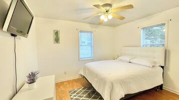 2 chambres, fer et planche Ă repasser, Wi-Fi, draps fournis