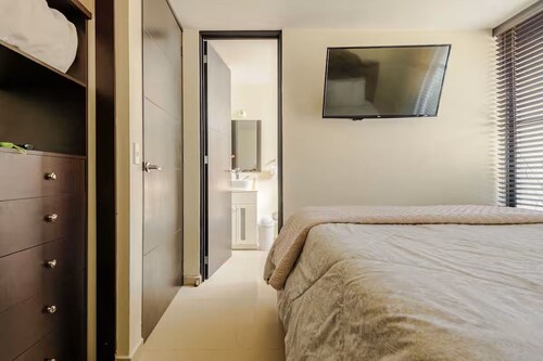 Dept. Furnished Minimalist in 4FloorWithoutElevator by GrupoGailla CDMX-PrivaliaSur