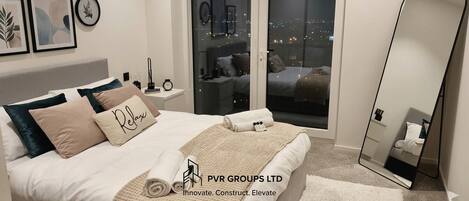 1 غرفة نوم ومكواة/لوح كي وواي فاي مجانًا وملاءات أسرّة