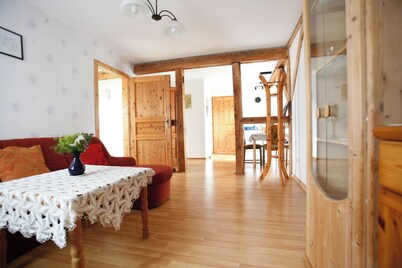 Reitpension Wiesengrund: cozy apartment on a riding and farm