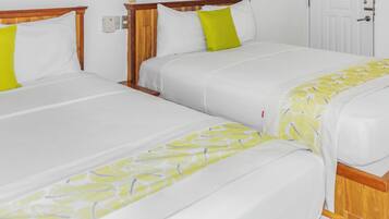Blackout drapes, iron/ironing board, free WiFi, bed sheets