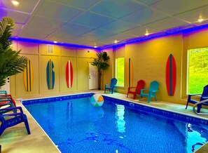 Piscine couverte, piscine chauffée