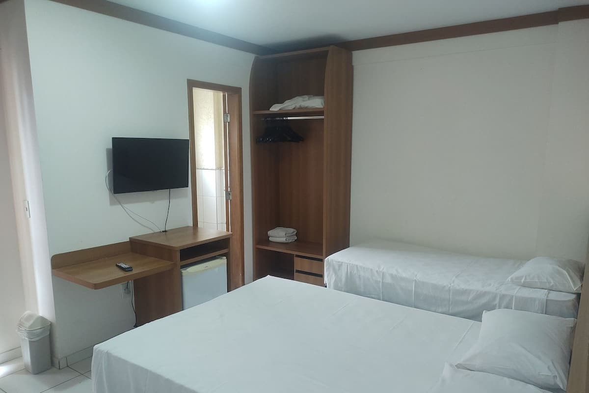 Blackout curtains, free WiFi, bed sheets