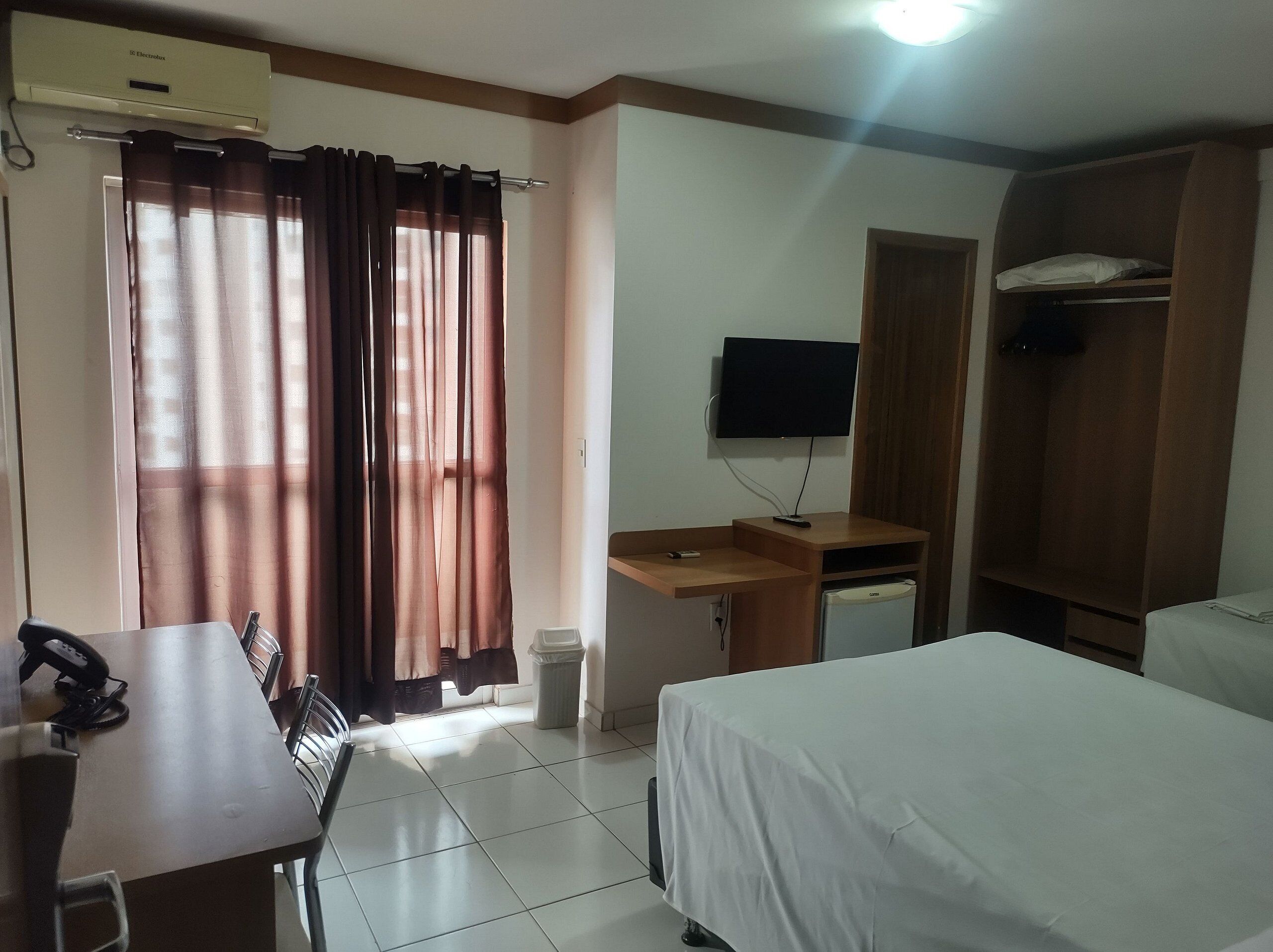 Basic Apartment | Blackout drapes, free WiFi, bed sheets